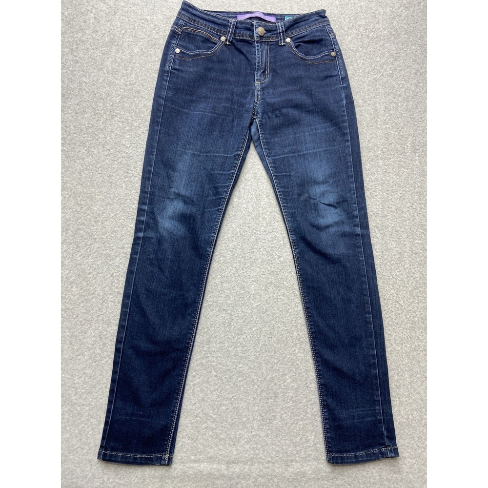 Miss Lona Turbo Blue Jeans Womens Size 29 Blue Medium Wash Skinny Mid Rise Denim